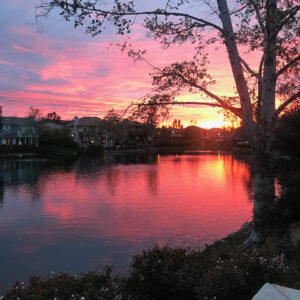 Sunrise photo. Mixing up the morning routine